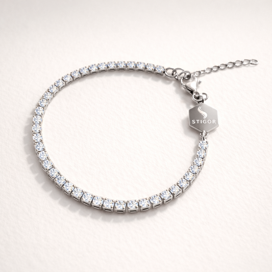 Classic Tennis Bracelet - Silver