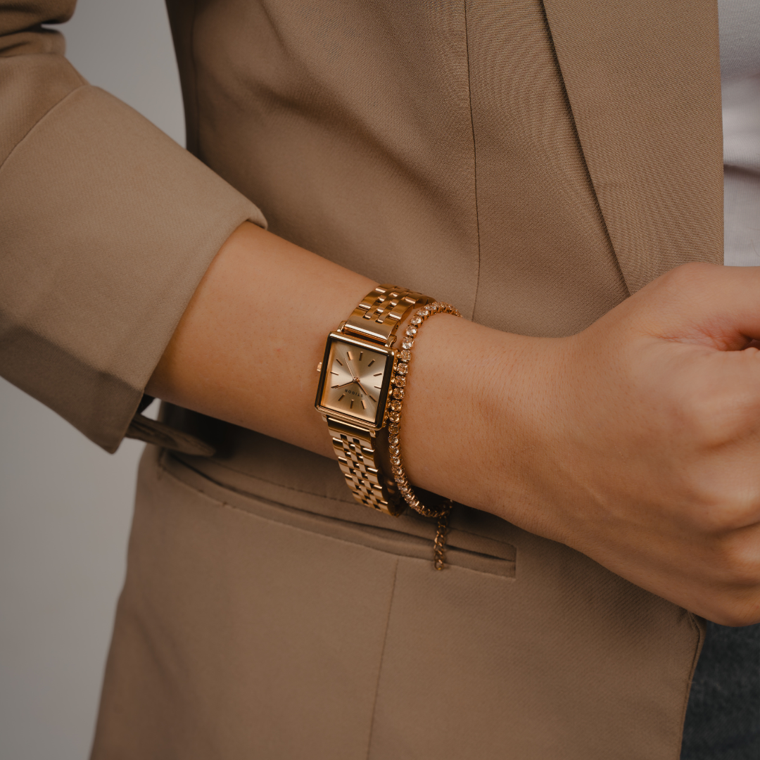 Classic Petite - Rose Gold Morganite Tennis Stack