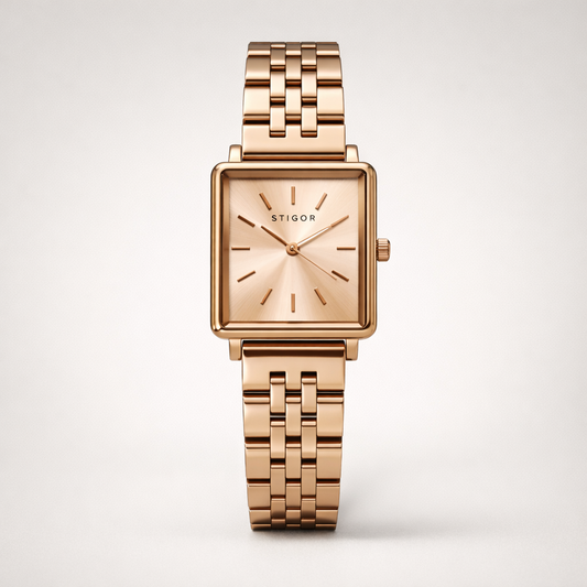 Classic Petite - Rose Gold Morganite Tennis Stack