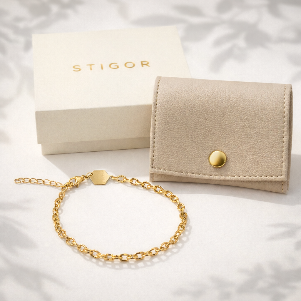 Signature Chain Bracelet - Gold