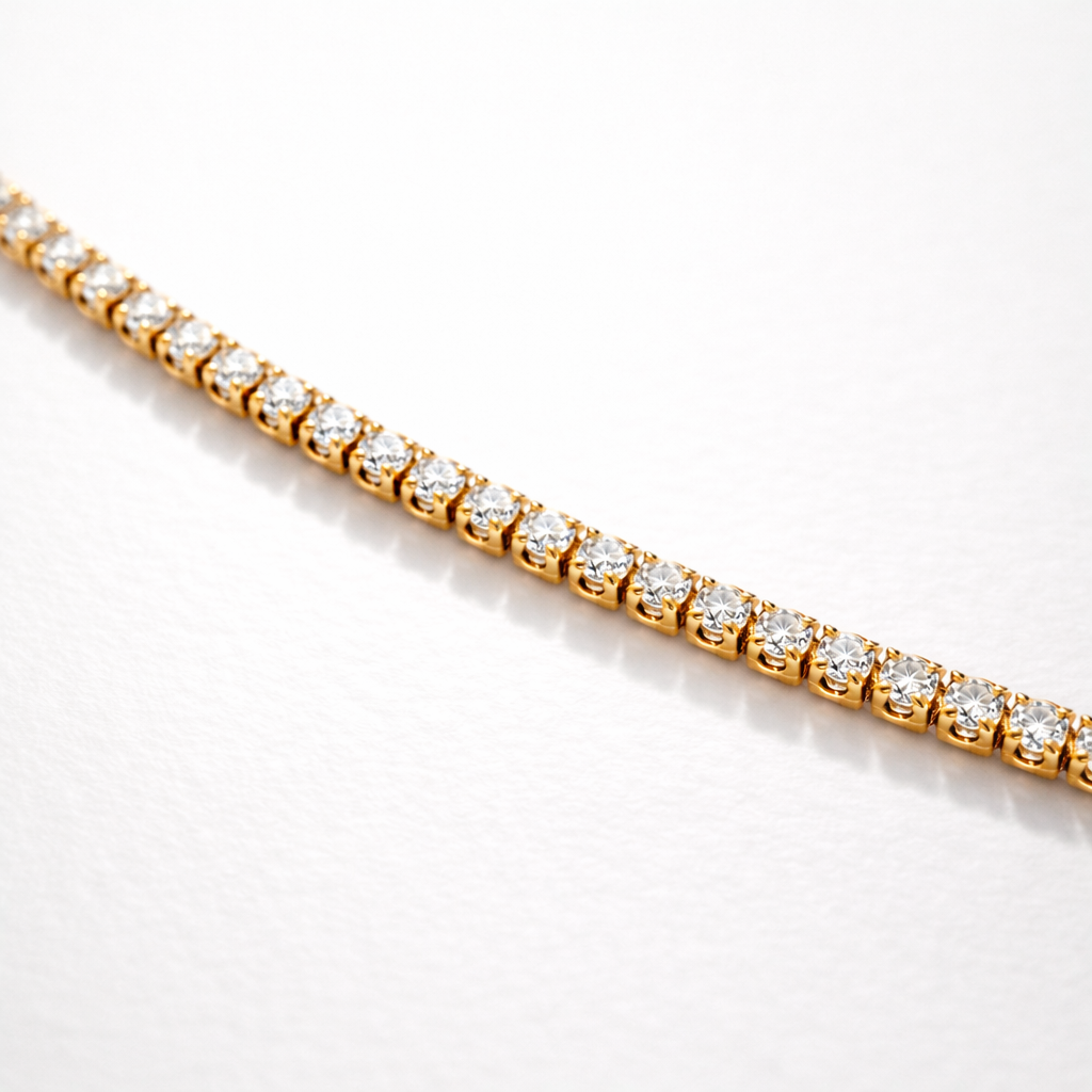 Classic Tennis Bracelet - Gold