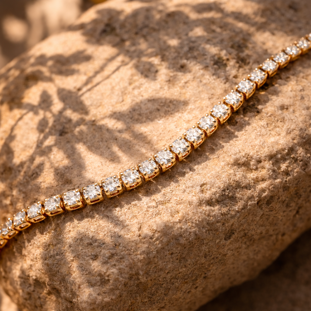 Classic Tennis Bracelet - Gold