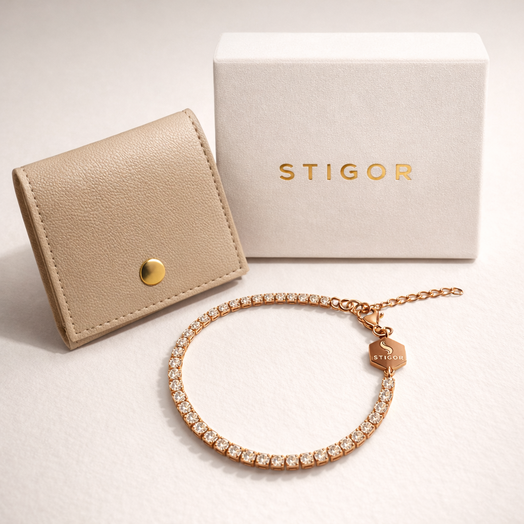 Classic Tennis Bracelet - Rose Gold/Morganite