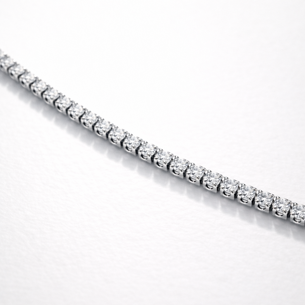 Classic Petite - Silver Tennis Stack